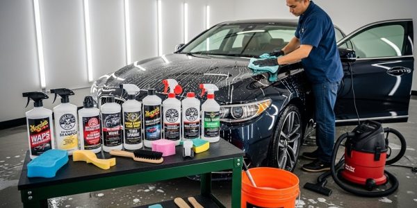 how to clean a car using car cleaning kits