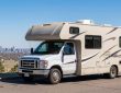 Motorhome brake inspection in Denver workshop